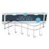 Over The Door Hook Rack, Silver 2 Over The Door Hook Rack, Silver -Chic Furniture Store over the door hook rack silver