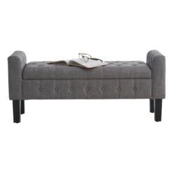 Providence Andy Storage Bench, Grey 8 Providence Andy Storage Bench, Grey -Chic Furniture Store providence andy storage bench grey 2