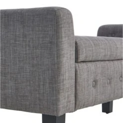 Providence Andy Storage Bench, Grey 9 Providence Andy Storage Bench, Grey -Chic Furniture Store providence andy storage bench grey 3