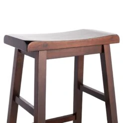 Providence Dark Oak Saddle Backless Barstool, 29" 10 Providence Dark Oak Saddle Backless Barstool, 29" -Chic Furniture Store providence dark oak saddle backless barstool 29 2
