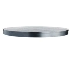 Providence Evening Mist Round Black Wooden Table Top & Base, Pedestal Sold Separately -Chic Furniture Store providence evening mist round black wooden table top base pedestal sold separately 2