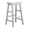 Providence Grey Saddle Backless Barstool, 29" -Chic Furniture Store providence grey saddle backless barstool 29