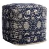 Providence Jaqi Pouf, Navy Blue 2 Providence Jaqi Pouf, Navy Blue -Chic Furniture Store providence jaqi pouf navy blue
