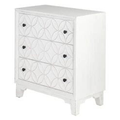 Providence Lorie White 3-Drawer Cabinet 11 Providence Lorie White 3-Drawer Cabinet -Chic Furniture Store providence lorie white 3 drawer cabinet 2