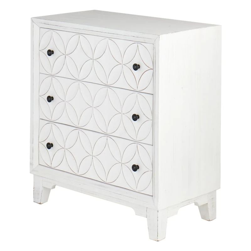 Providence Lorie White 3-Drawer Cabinet 5 Providence Lorie White 3-Drawer Cabinet - Image 3