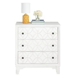 Providence Lorie White 3-Drawer Cabinet 13 Providence Lorie White 3-Drawer Cabinet -Chic Furniture Store providence lorie white 3 drawer cabinet 4