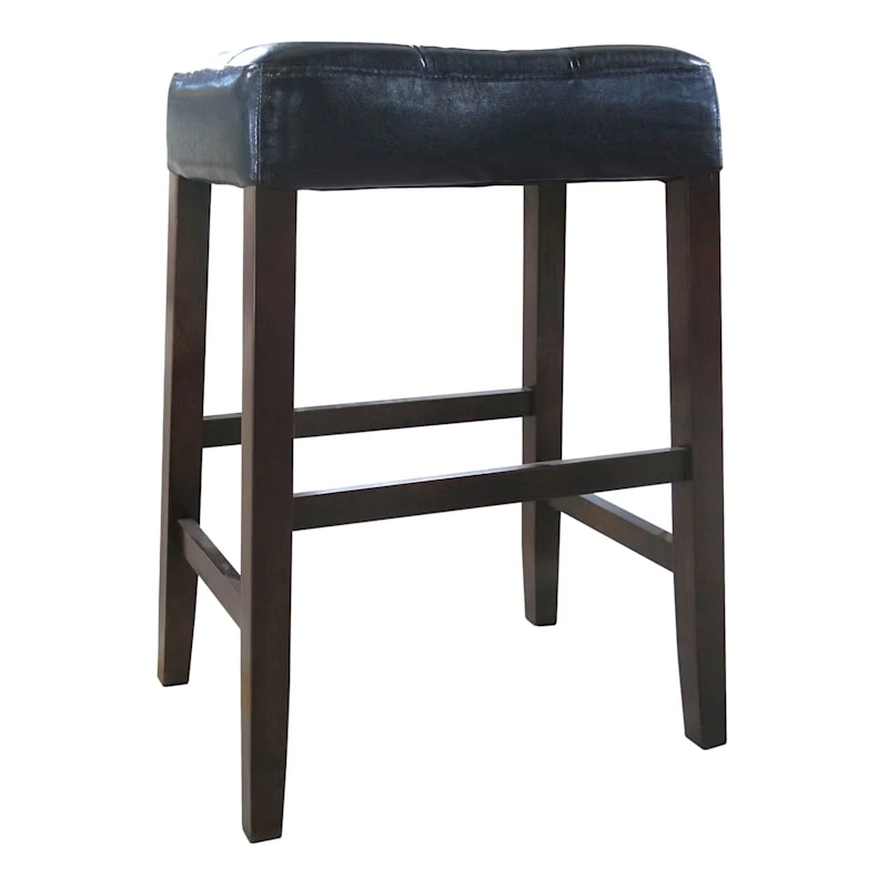 Providence Madison Brown Backless Barstool, 29" 3 Providence Madison Brown Backless Barstool, 29"
