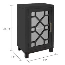 Providence Merrick Black 1-Door Cabinet 13 Providence Merrick Black 1-Door Cabinet -Chic Furniture Store providence merrick black 1 door cabinet 4