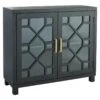 Providence Merrick Black Glass Pane Cabinet -Chic Furniture Store providence merrick black glass pane cabinet