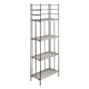 Providence Metal Baker Rack With Folding Wood-Top Shelves, 63" 1 Providence Metal Baker Rack With Folding Wood-Top Shelves, 63" -Chic Furniture Store providence metal baker rack with folding wood top shelves 63