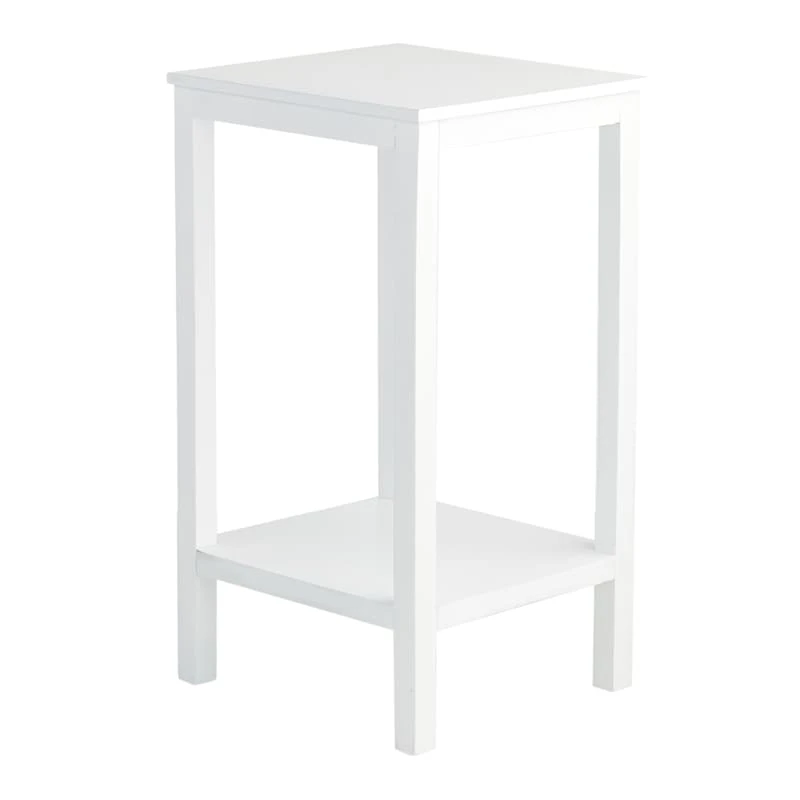 Providence Pratt White Square Accent Table, 25" 5 Providence Pratt White Square Accent Table, 25" - Image 3
