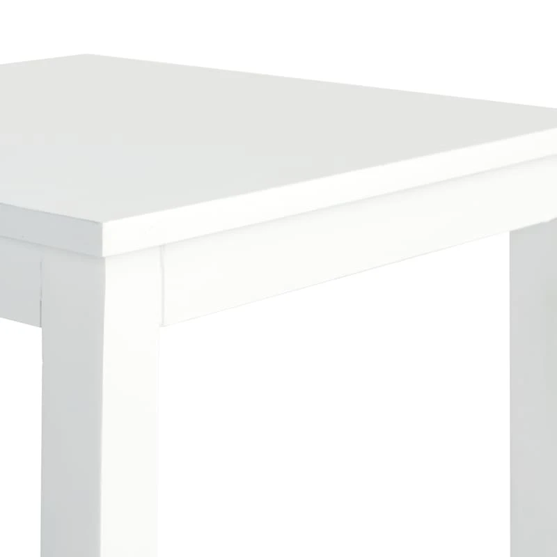 Providence Pratt White Square Accent Table, 25" 6 Providence Pratt White Square Accent Table, 25" - Image 4