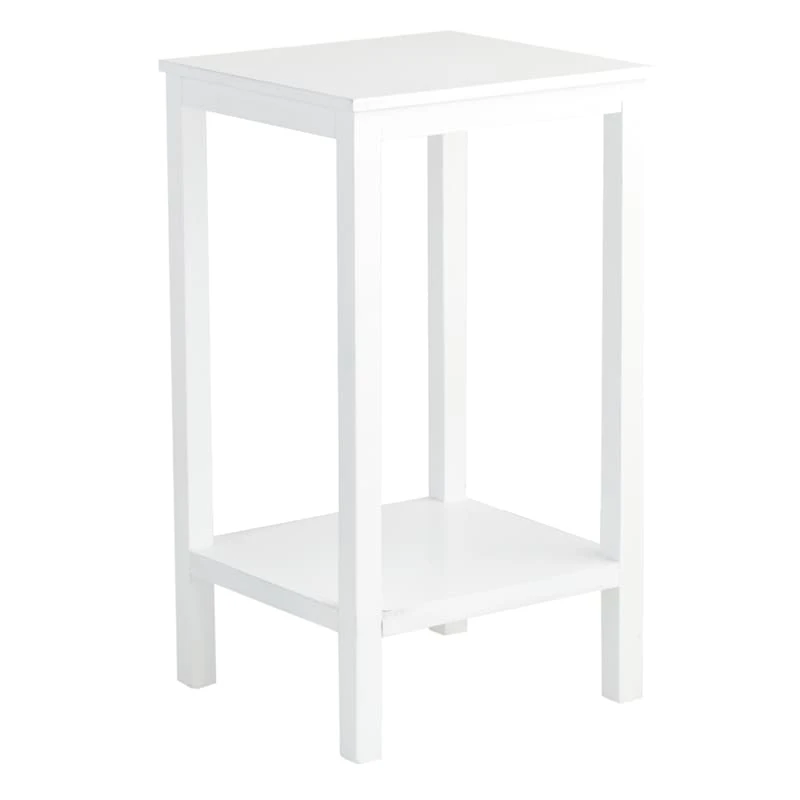 Providence Pratt White Square Accent Table, 25" 3 Providence Pratt White Square Accent Table, 25"
