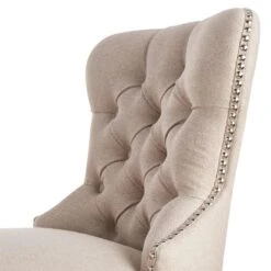 Providence Ring Back Barstool, Linen -Chic Furniture Store providence ring back barstool linen 2