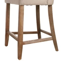 Providence Ring Back Counter Stool, Linen 11 Providence Ring Back Counter Stool, Linen -Chic Furniture Store providence ring back counter stool linen 4