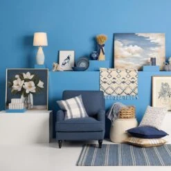 Providence Rogan Armchair, Navy -Chic Furniture Store providence rogan armchair navy 5