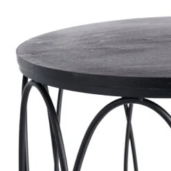 Providence Round Wood Top With Oval Metal Table, Large 10 Providence Round Wood Top With Oval Metal Table, Large -Chic Furniture Store providence round wood top with oval metal table large 3
