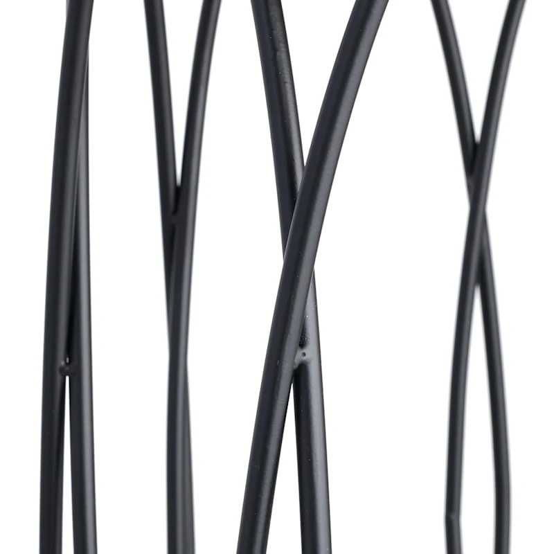 Providence Round Wood Top With Oval Metal Table, Large 7 Providence Round Wood Top With Oval Metal Table, Large - Image 5