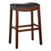 Providence Rylan Backless Barstool, Walnut -Chic Furniture Store providence rylan backless barstool walnut