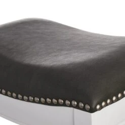 Providence Rylan Backless Barstool, White 9 Providence Rylan Backless Barstool, White -Chic Furniture Store providence rylan backless barstool white 3