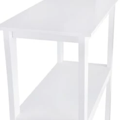 Providence Theodore White 3-Tier Thick Leg Bookshelf, 29" -Chic Furniture Store providence theodore white 3 tier thick leg bookshelf 29 2