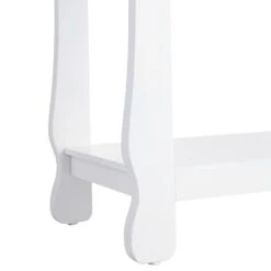 Providence Theodore White 3-Tier Thick Leg Bookshelf, 29" -Chic Furniture Store providence theodore white 3 tier thick leg bookshelf 29 3