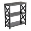 Providence Xavier Black 3-Tier Bookshelf, 29" 1 Providence Xavier Black 3-Tier Bookshelf, 29" -Chic Furniture Store providence xavier black 3 tier bookshelf 29