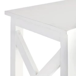 Providence Xavier White 3-Tier Bookshelf, 29" -Chic Furniture Store providence xavier white 3 tier bookshelf 29 4