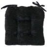 Reese Chenille Black Chair Pad 2 Reese Chenille Black Chair Pad -Chic Furniture Store reese chenille black chair pad