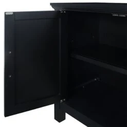Sadie 2-Drawer Geometric Cabinet, Black 15 Sadie 2-Drawer Geometric Cabinet, Black -Chic Furniture Store sadie 2 drawer geometric cabinet black 5