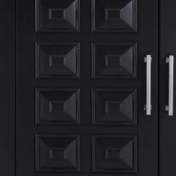 Sadie 2-Drawer Geometric Cabinet, Black 16 Sadie 2-Drawer Geometric Cabinet, Black -Chic Furniture Store sadie 2 drawer geometric cabinet black 6