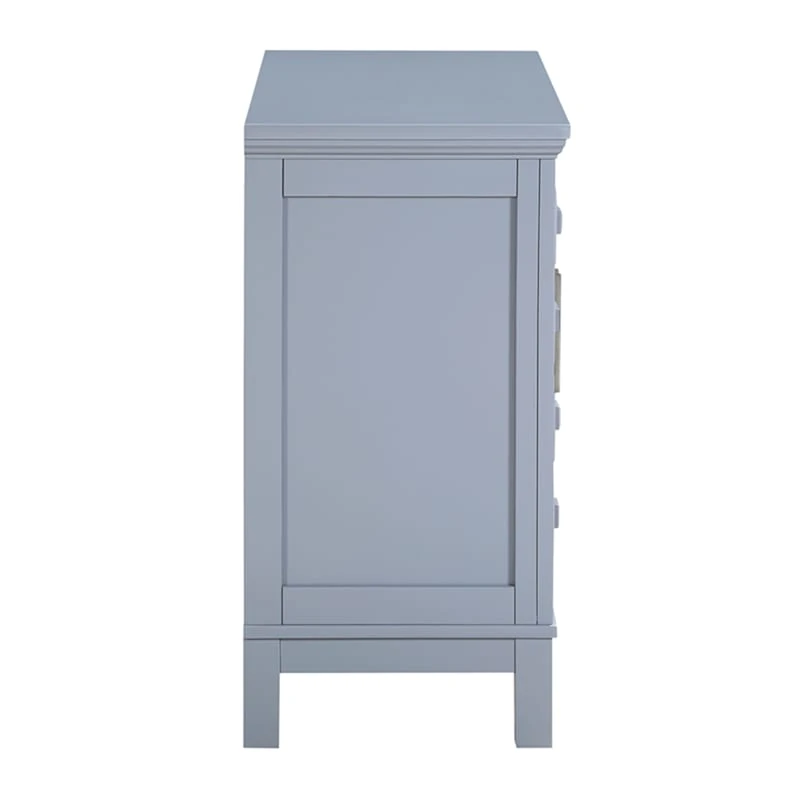 Sadie 2-Drawer Geometric Cabinet, Grey 6 Sadie 2-Drawer Geometric Cabinet, Grey - Image 4