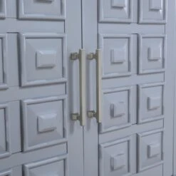 Sadie 2-Drawer Geometric Cabinet, Grey 15 Sadie 2-Drawer Geometric Cabinet, Grey -Chic Furniture Store sadie 2 drawer geometric cabinet grey 5