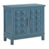 Sadie 2-Drawer Geometric Cabinet, Turquoise 2 Sadie 2-Drawer Geometric Cabinet, Turquoise -Chic Furniture Store sadie 2 drawer geometric cabinet turquoise