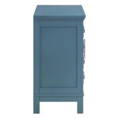 Sadie 2-Drawer Geometric Cabinet, Turquoise 12 Sadie 2-Drawer Geometric Cabinet, Turquoise -Chic Furniture Store sadie 2 drawer geometric cabinet turquoise 3
