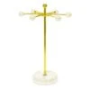 Sfera French Gold Metal Jewelry Stand 1 Sfera French Gold Metal Jewelry Stand -Chic Furniture Store sfera french gold metal jewelry stand