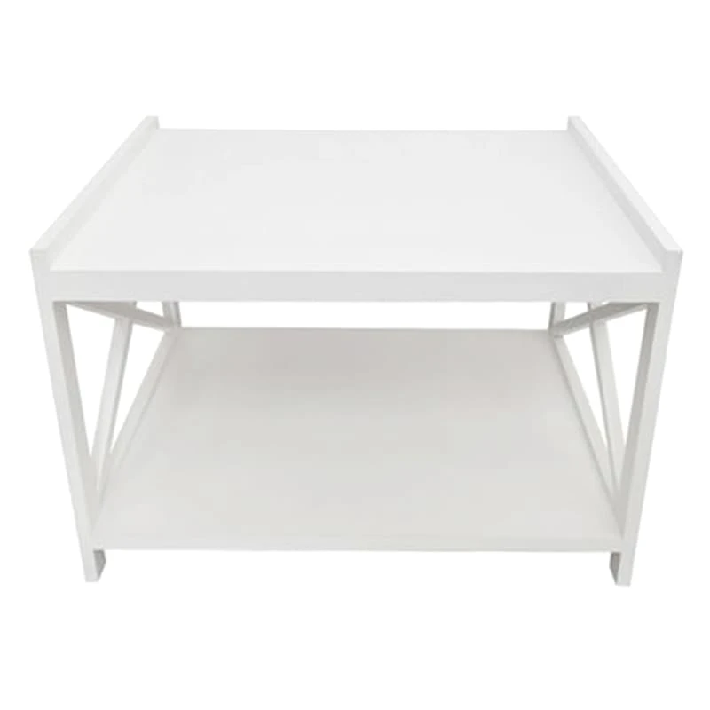 Shoe Rack Bench, White 3 Shoe Rack Bench, White