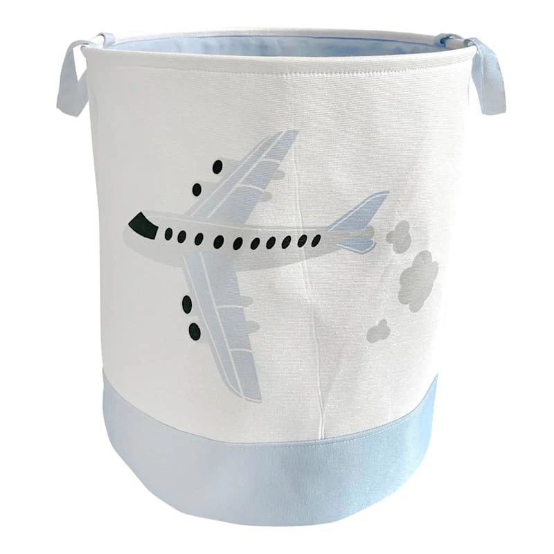 Tiny Dreamers Airplane Rideaway Laundry Hamper, Small 3 Tiny Dreamers Airplane Rideaway Laundry Hamper, Small