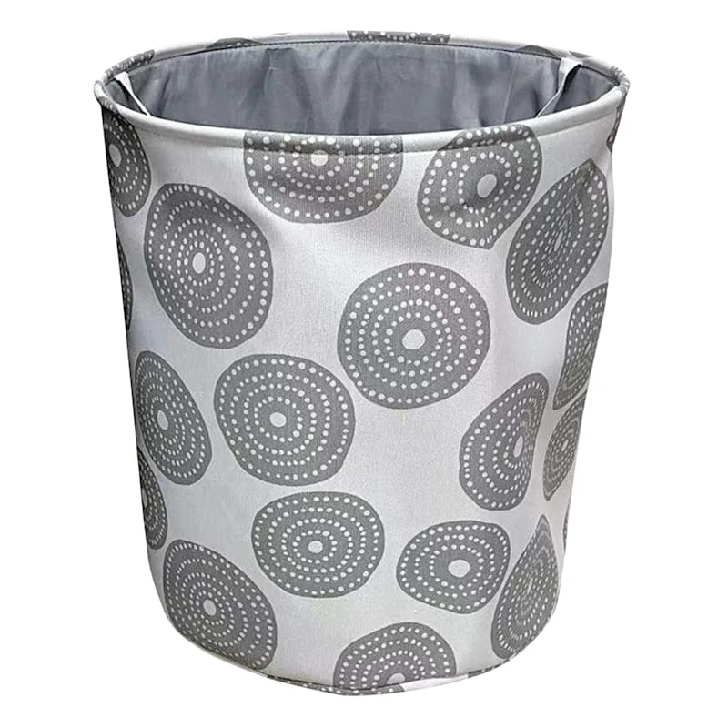 Tiny Dreamers Aussie Grey Circle Laundry Hamper, Medium 3 Tiny Dreamers Aussie Grey Circle Laundry Hamper, Medium