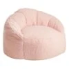 Tiny Dreamers Kids Laid Back Lounger, Strawberry Cream -Chic Furniture Store tiny dreamers kids laid back lounger strawberry cream