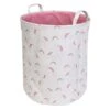 Tiny Dreamers Round Unicorn Kids Laundry Hamper, Medium 1 Tiny Dreamers Round Unicorn Kids Laundry Hamper, Medium -Chic Furniture Store tiny dreamers round unicorn kids laundry hamper medium