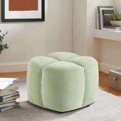 Tracey Boyd Sage Ottoman -Chic Furniture Store tracey boyd sage ottoman 2