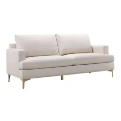 Tribeca Ivory Upholstered Sofa