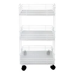 Ty Pennington 3-Tier Wide Mesh Storage Cart 7 Ty Pennington 3-Tier Wide Mesh Storage Cart -Chic Furniture Store ty pennington 3 tier wide mesh storage cart 2