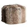 Ty Pennington Creed Ombre Fur Pouf -Chic Furniture Store ty pennington creed ombre fur pouf