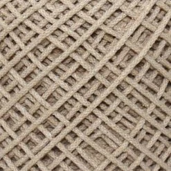 Ty Pennington Reid Twisted Ottoman, Wool Brown -Chic Furniture Store ty pennington reid twisted ottoman wool brown 3