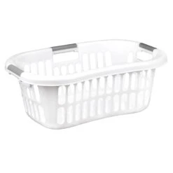 White Laundry Basket, 40l