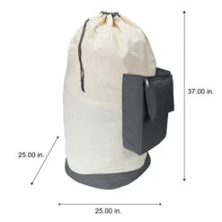 Woolite Heavy Duty Laundry Bag With Strap -Chic Furniture Store woolite heavy duty laundry bag with strap 2